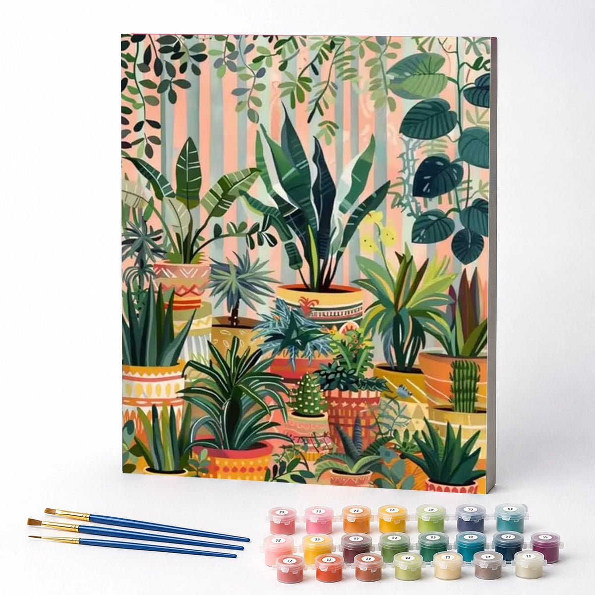 Kit de Pintura Numerada - Suculentas