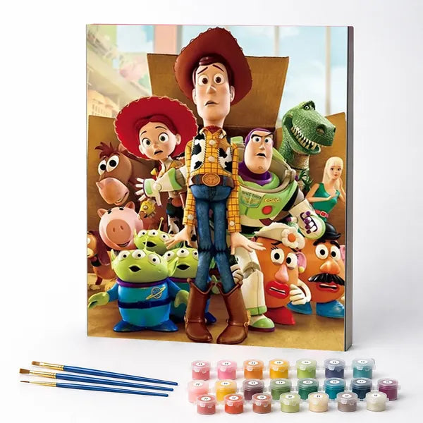 Kit de Pintura Numerada - Toy Story