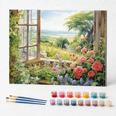 Kit de Pintura Numerada - Vista para o Jardim Botânico